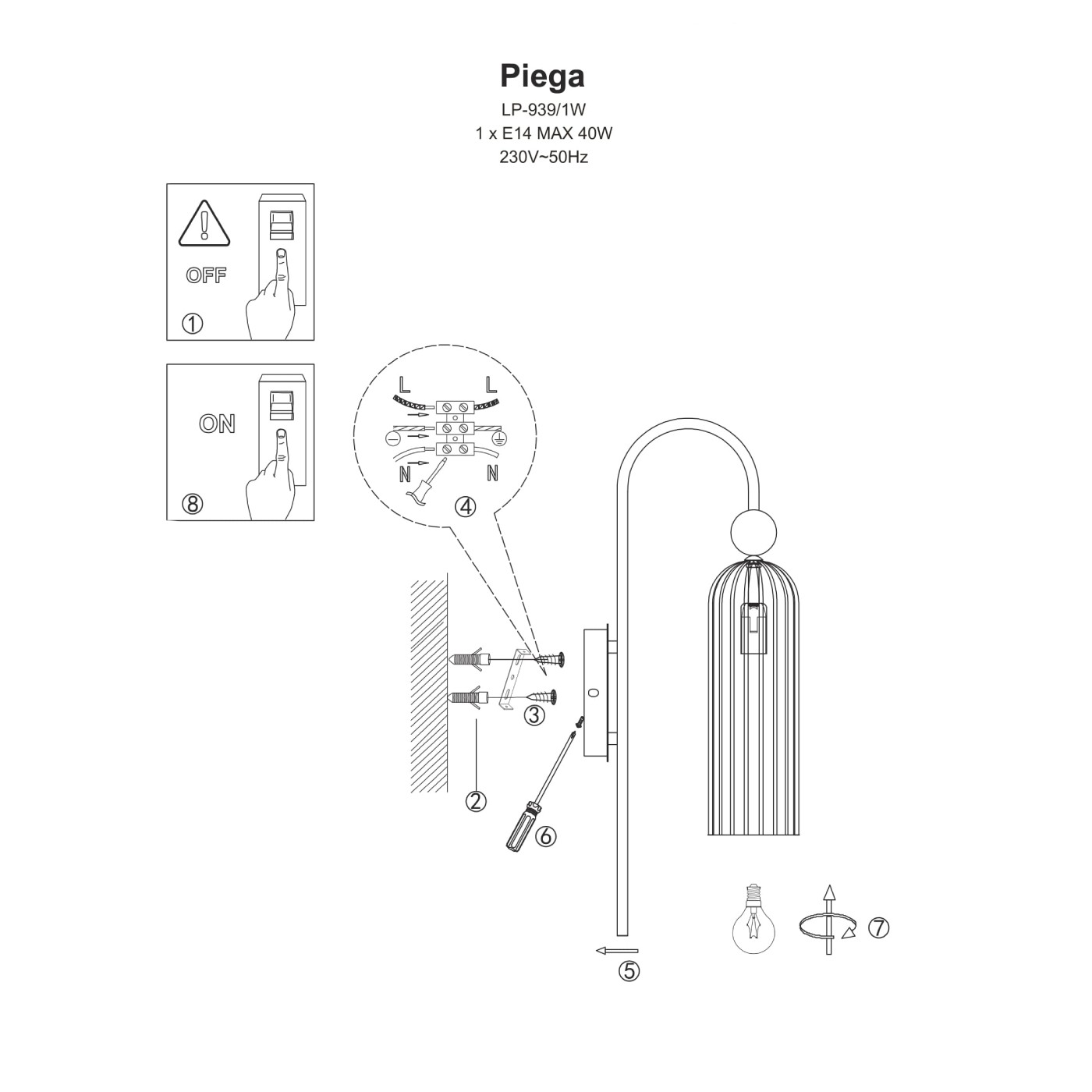 PIEGA I LP-939/1P smoked Light Prestige