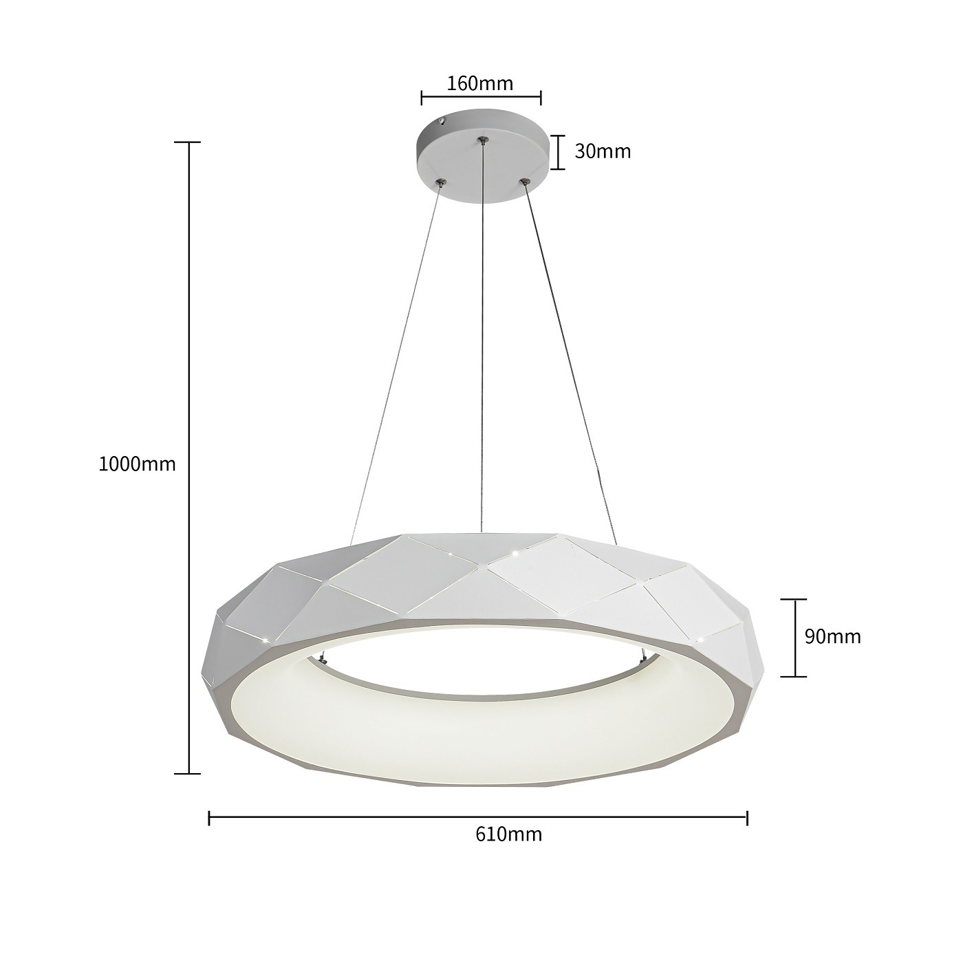 REUS LP-8069/1P LED WH Light Prestige