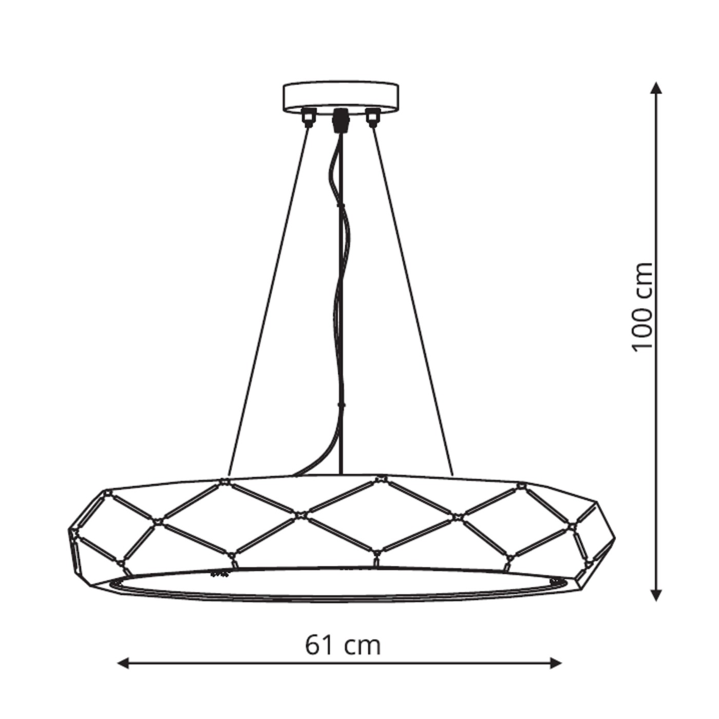 REUS LP-8069/1P LED GD Light Prestige