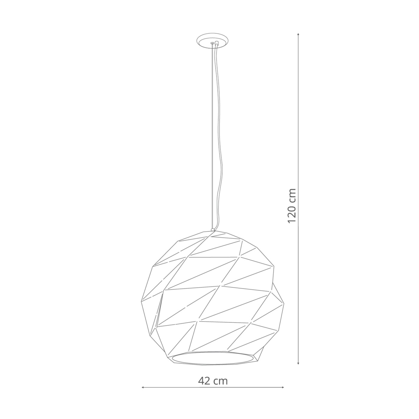 REUS LP-8069/1P L WH Light Prestige