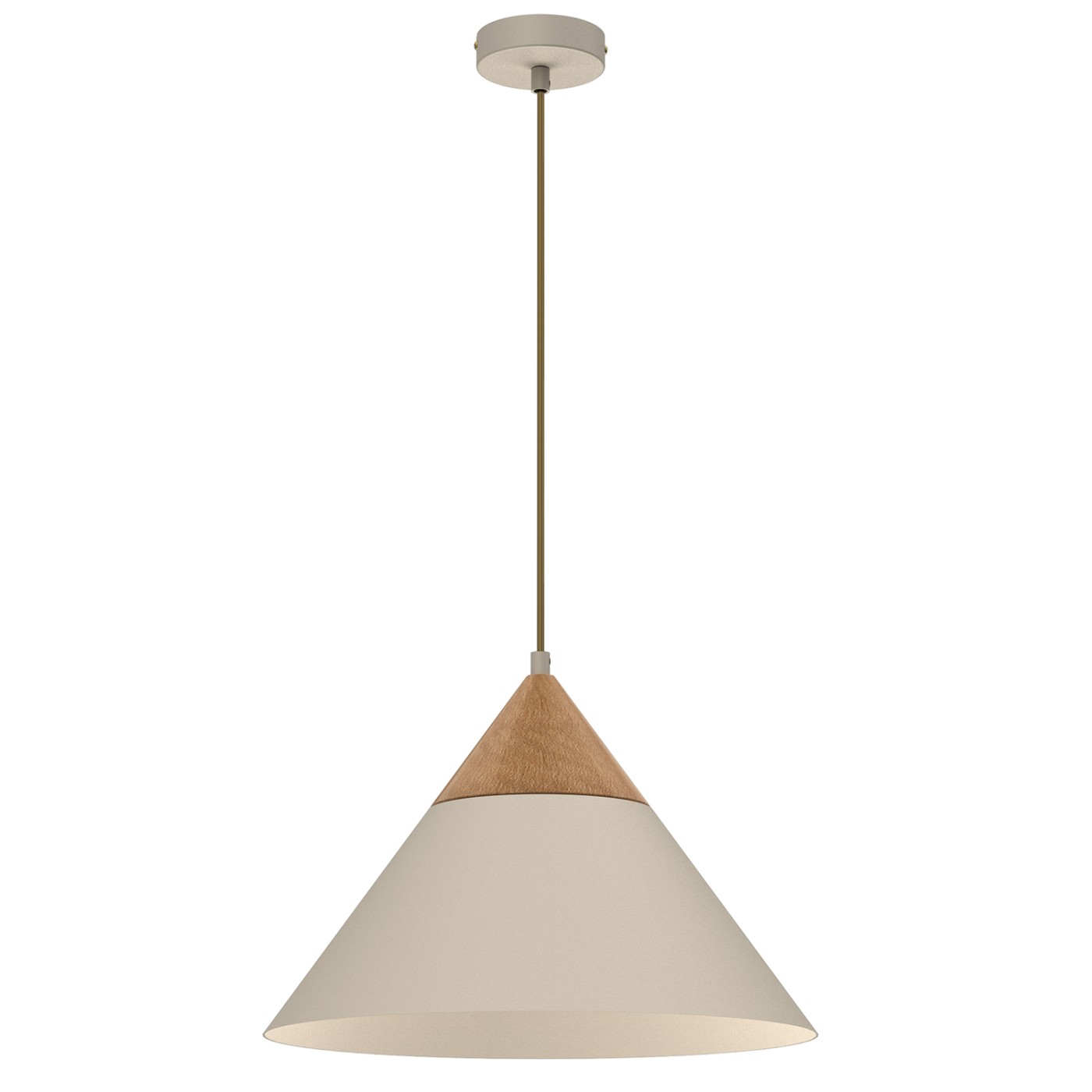 SINGLE beige-natural wood 457 Luminex