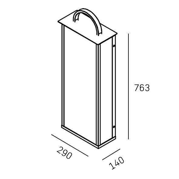 MALIBU W03555BK Cosmo Light