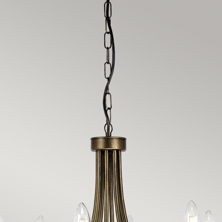 OLIVIA black and gold OV8-BLK-GOLD Elstead Lighting