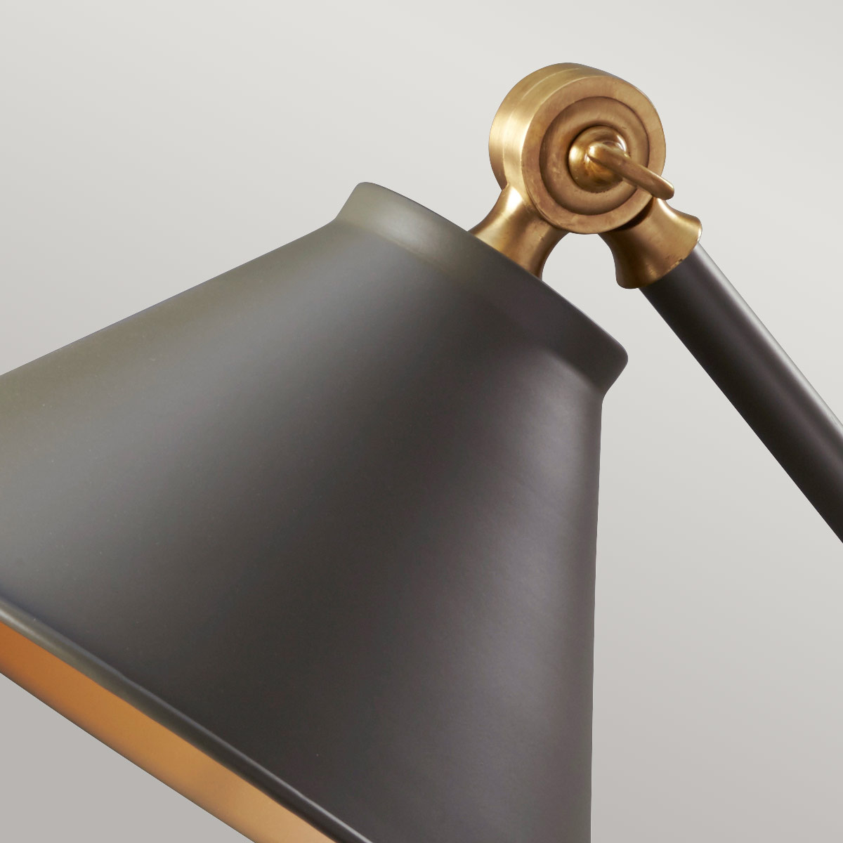 PROVENCE dark grey and aged brass PV-ELEMENT-GAB Elstead Lighting