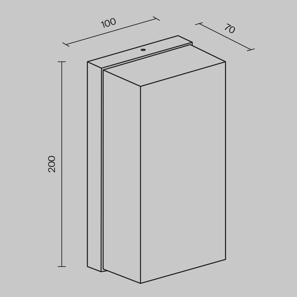 BADD graphite O454WL-L10GF3K Maytoni