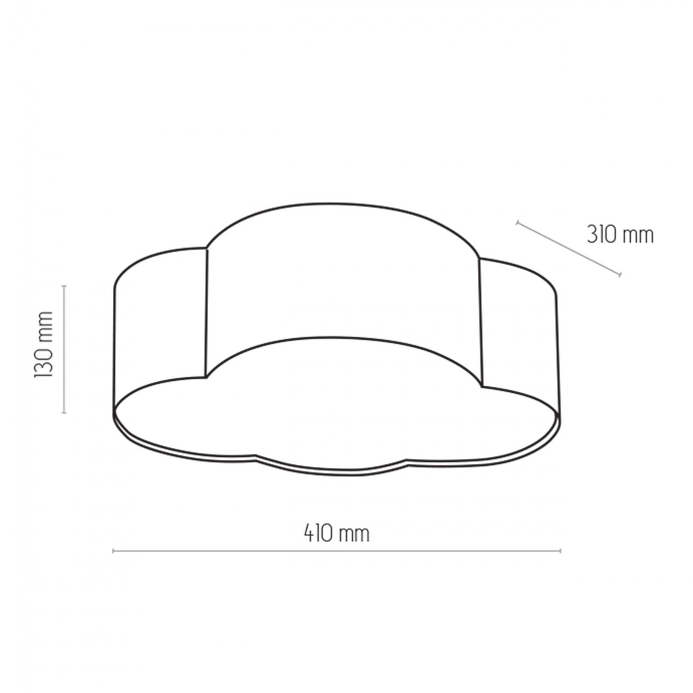 CLOUD MINI grey 3144 TK Lighting