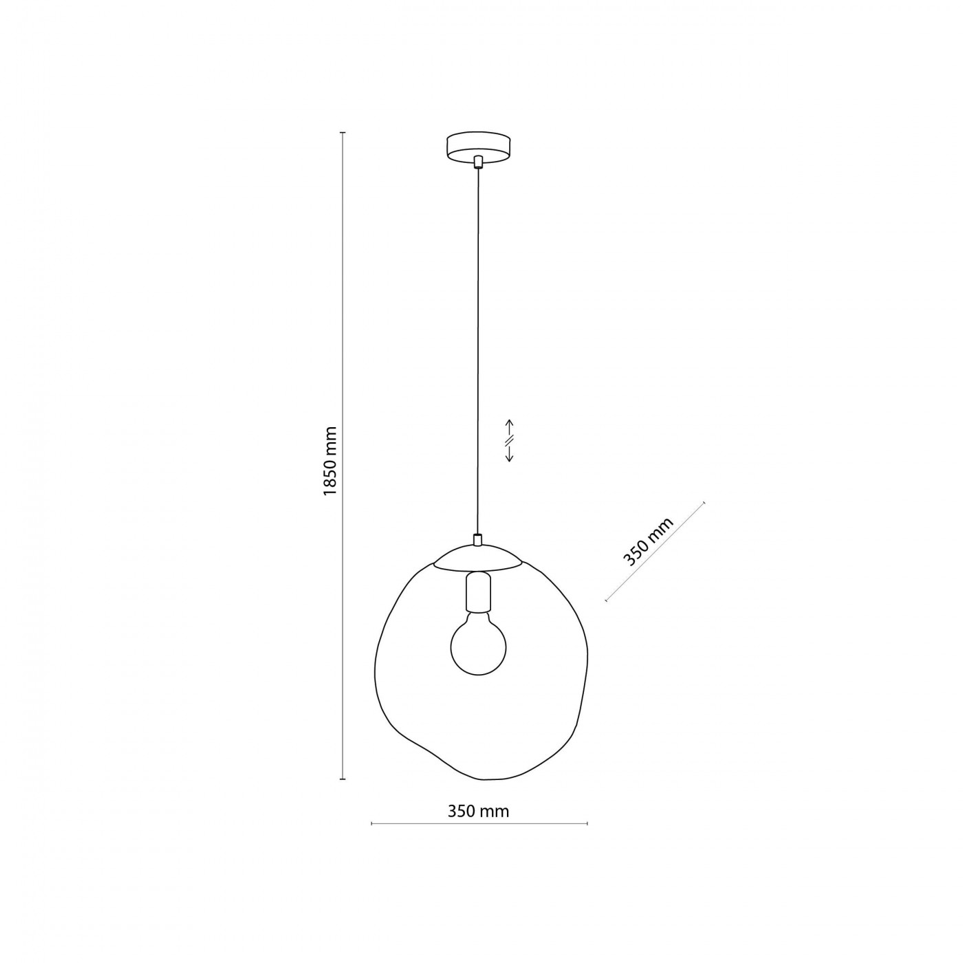 SOL transparent I 4262 TK Lighting