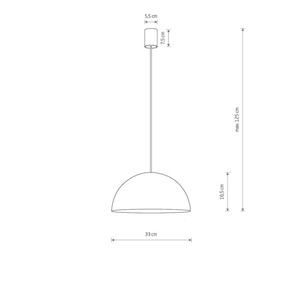 HEMISPHERE super white-gold S 10701 Nowodvorski Lighting