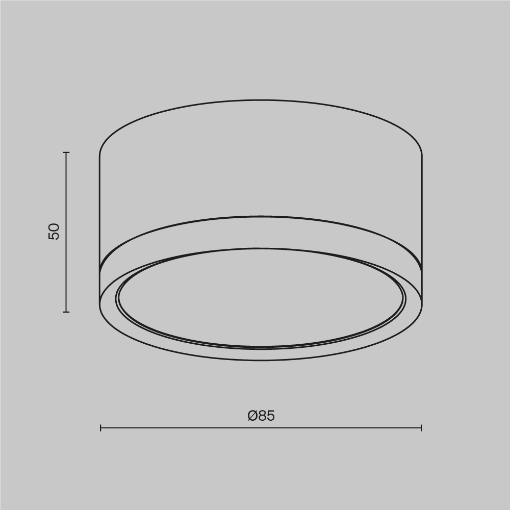 HOOP black-gold C086CL-GX53-SRD-BG Maytoni