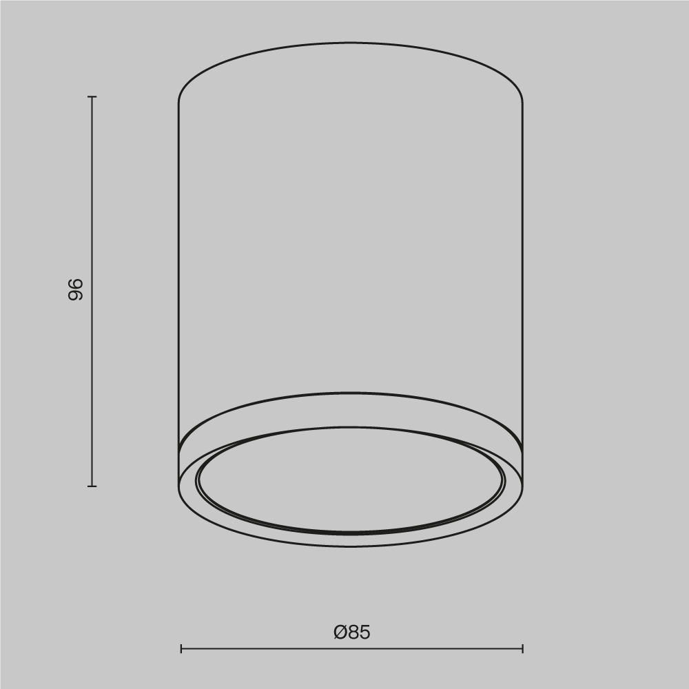 HOOP white C086CM-GX53-MRD-W Maytoni