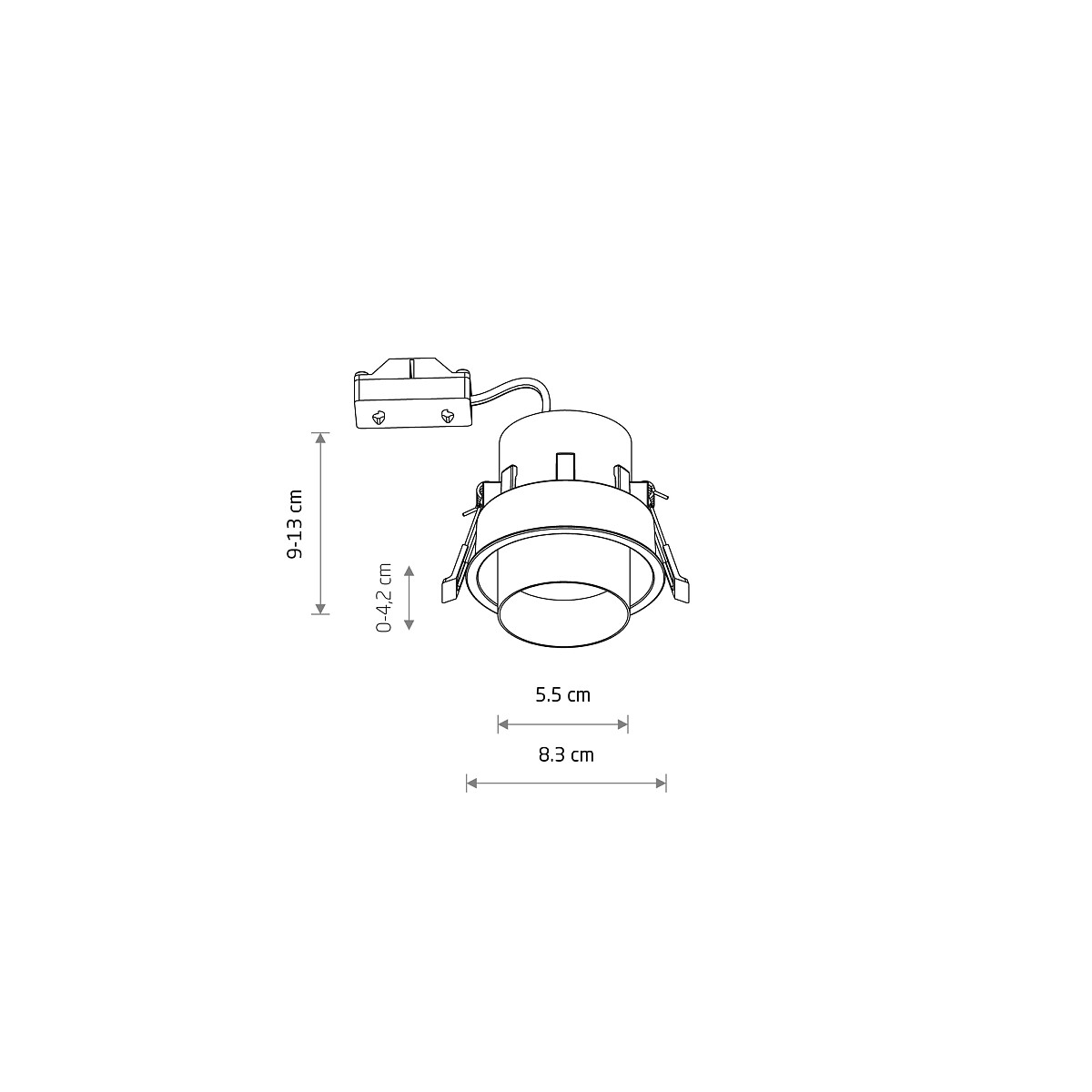 MONO SLIDE white-white-gold 10797 Nowodvorski Lighting