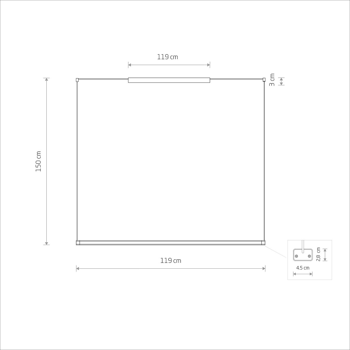 CL H LED PRO black 3000K 10690 Nowodvorski Lighting