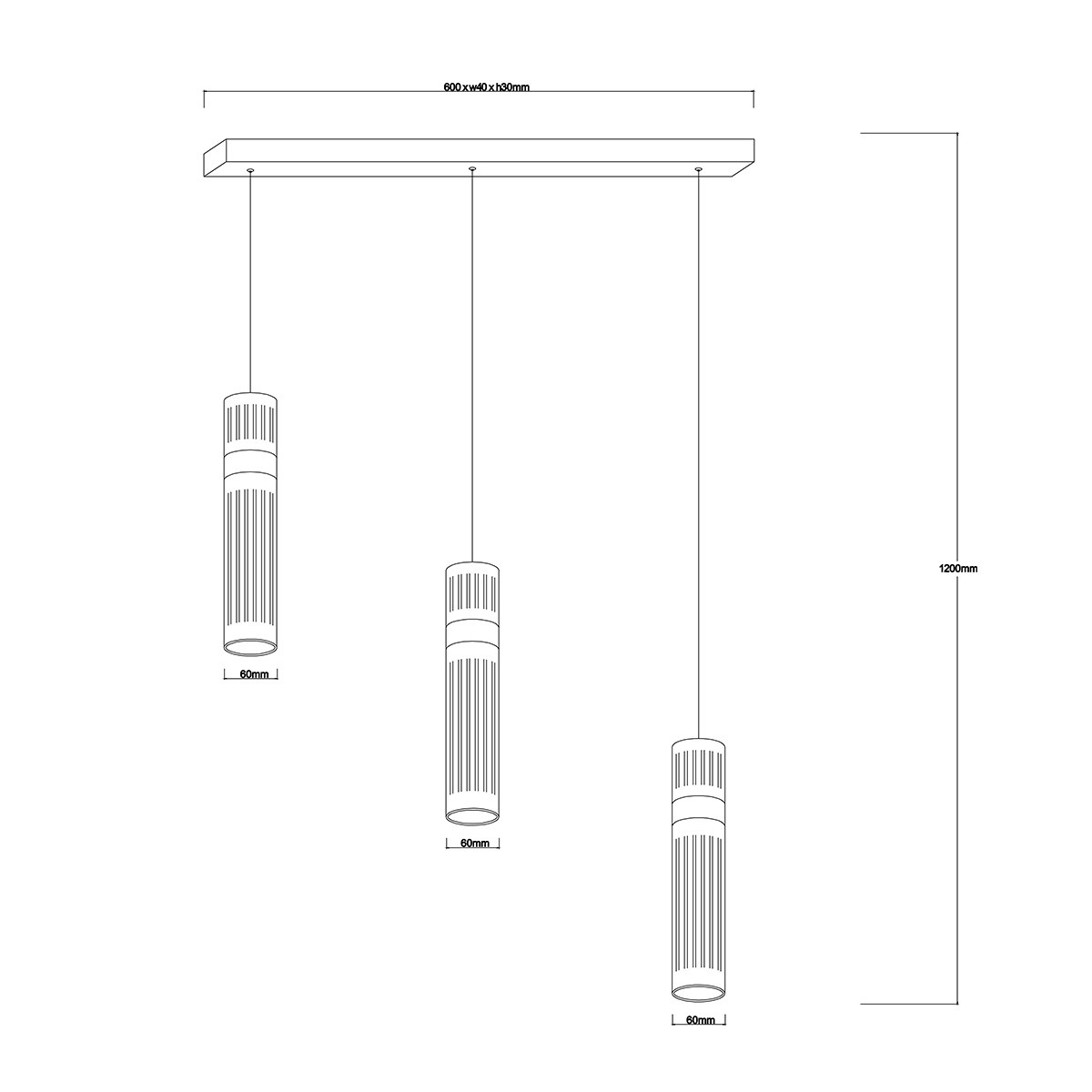 AMBIENTE chrome III LP-1510/3L CH Light Prestige