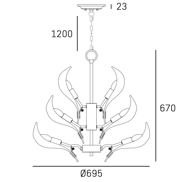 CANNES P22791BR Cosmo Light