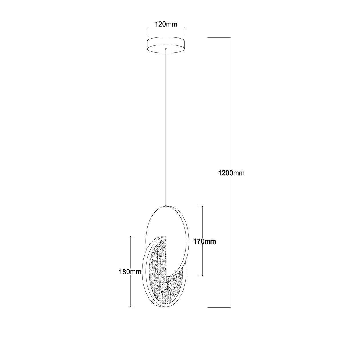 CIRCLO LED CCT chrome LP-1311/1P CH Light Prestige