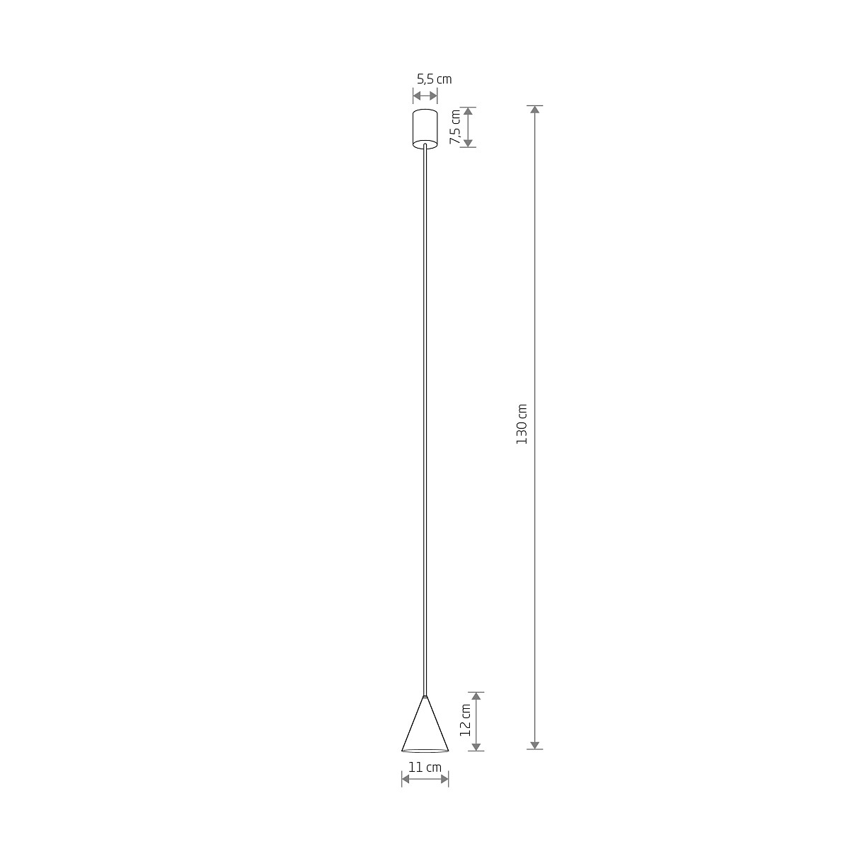 ZENITH XS umbra blue 11493 Nowodvorski Lighting