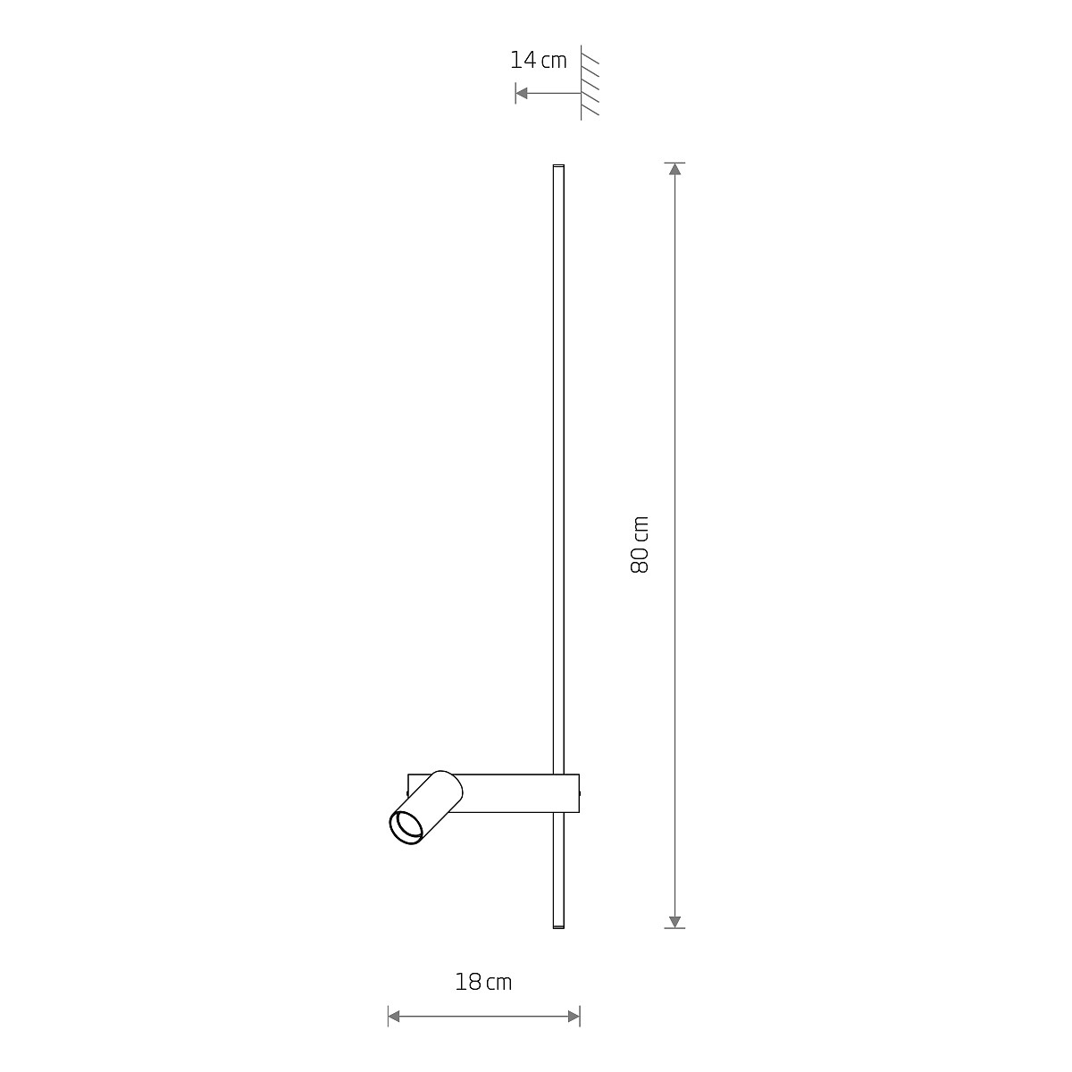 EASY LED RIGHT white 11580 Nowodvorski Lighting