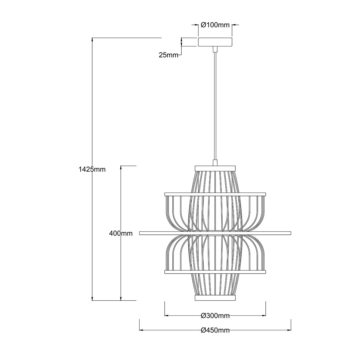 ASTRA rattan LP-3110/1P NT Light Prestige