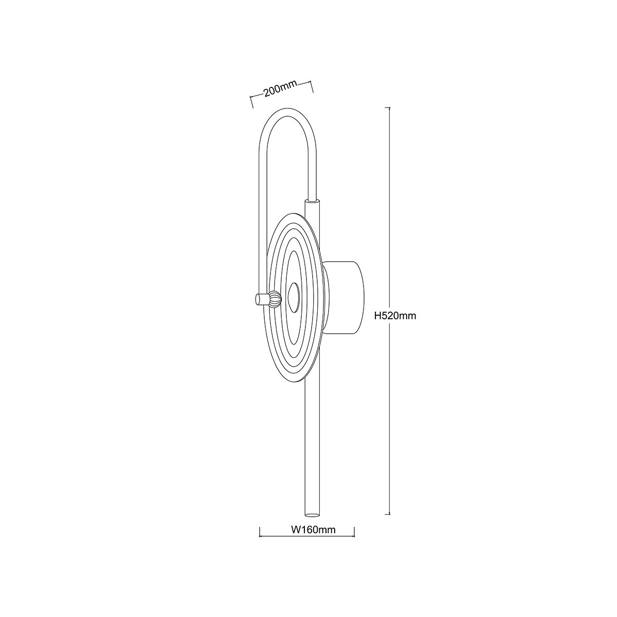 PLATO LP-0301/1W TR Light Prestige