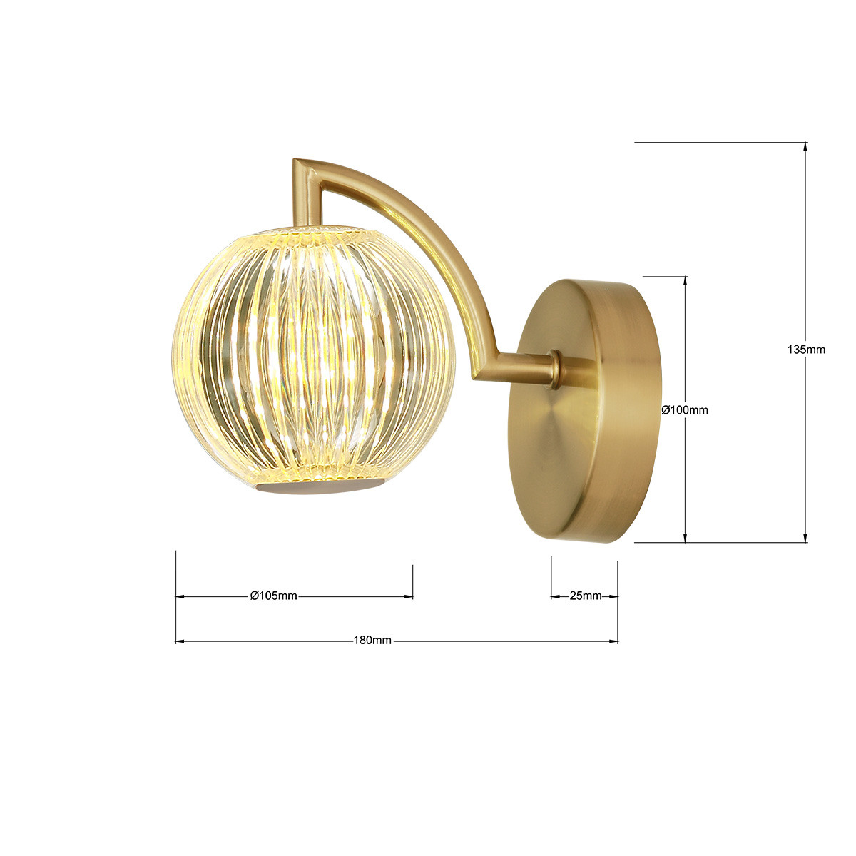 BRILLANT LED CCT LP-3303/1W GD Light Prestige