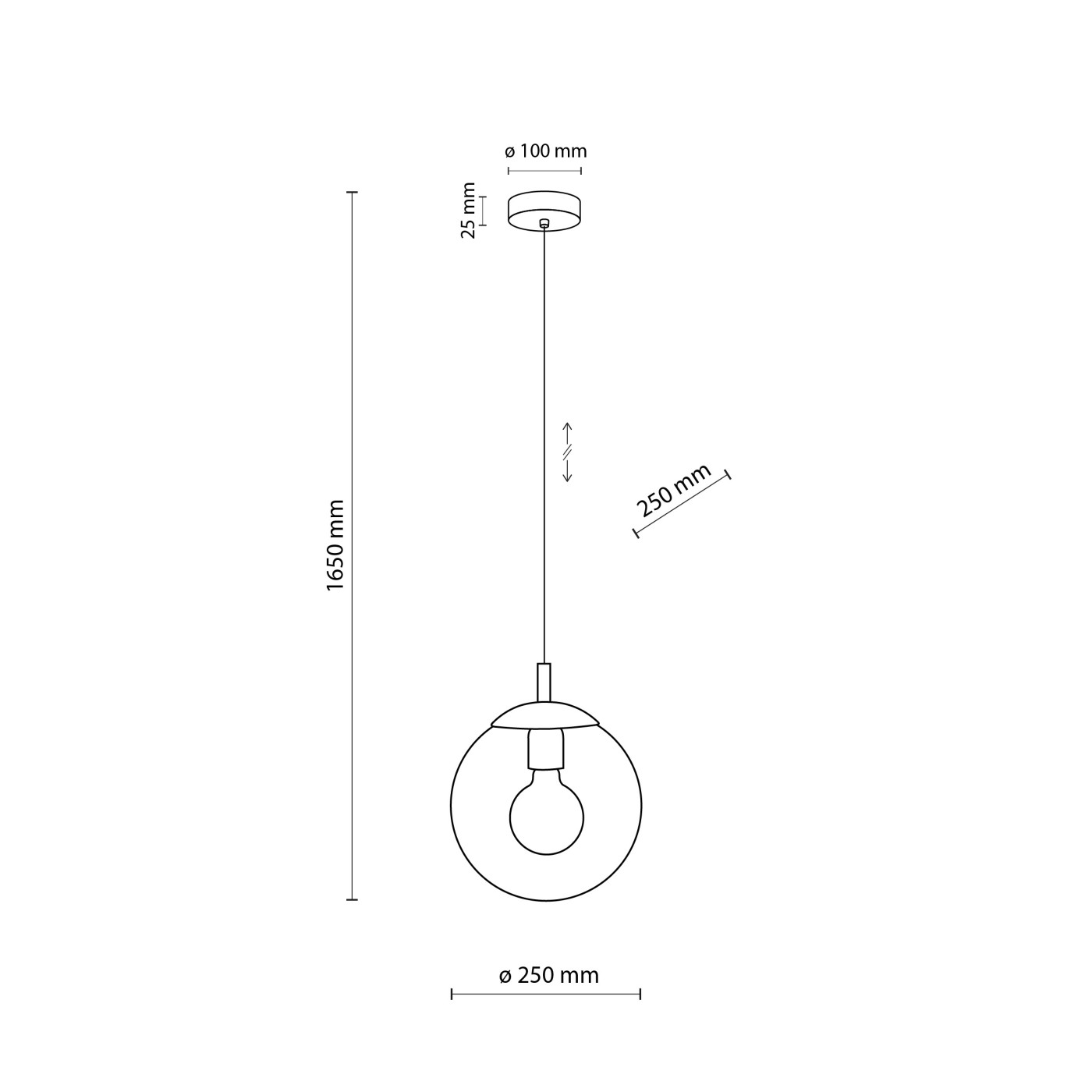 ESME transparent 25 3266 TK Lighting