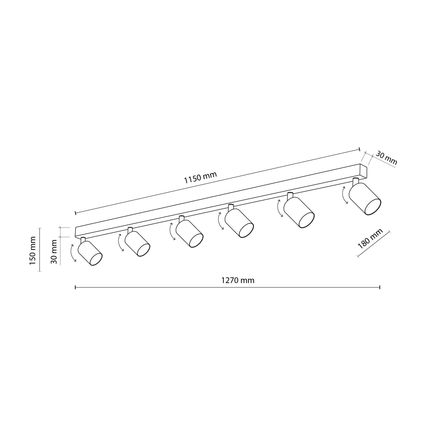 TOP brown VI 6183 TK Lighting